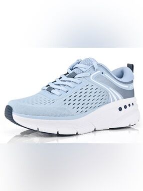 Easy Spirit Women’s 6W Maxine2 EMOVE Blue & White Walking Leisure Trainer Shoe